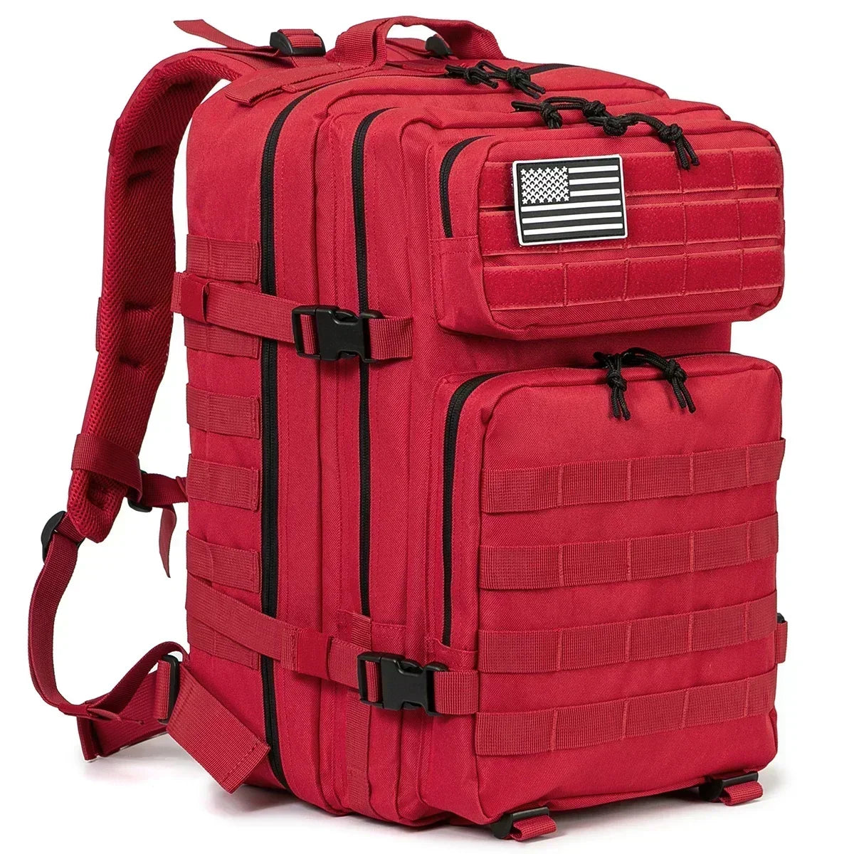 45L (2,746 cu in) Tactical Backpack — 3-Day Outdoor Hiking Camping Trekking Gym Bag for Men & Women